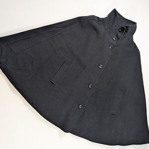 Anne Fontaine Paris Wool Black Poncho Size 36